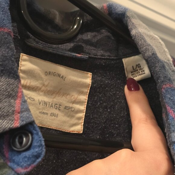 Neutral Blues & Greys Flannel Shirt - Picture 2 of 3